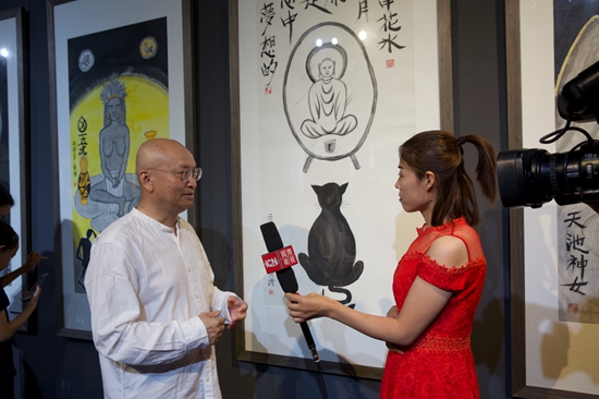 宁强新禅画艺术精品展在京举行